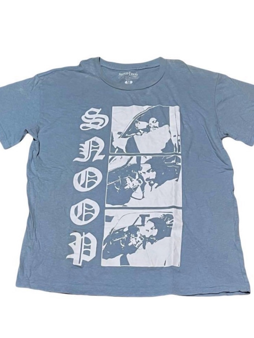 SNOOP DOGG Graphic Tee in Dusty Blue